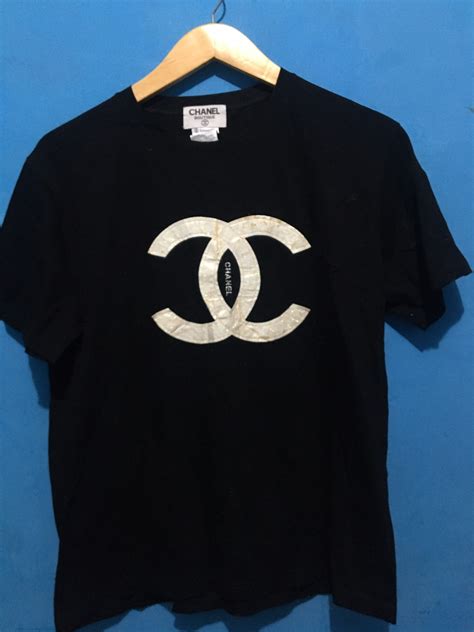 chanel blouses vintage|authentic Chanel t shirt.